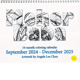 Meher Baba Coloring Calendar 2025