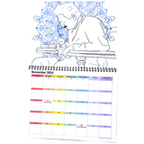 Meher Baba Coloring Calendar 2025