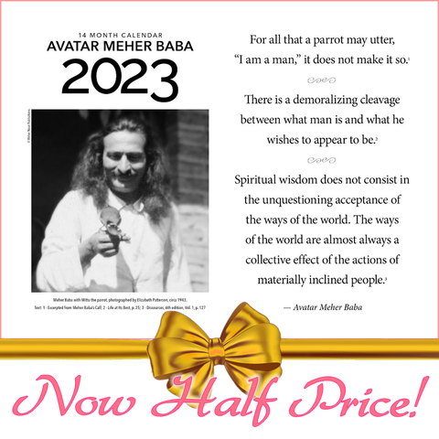 2023 Meher Baba Calendar